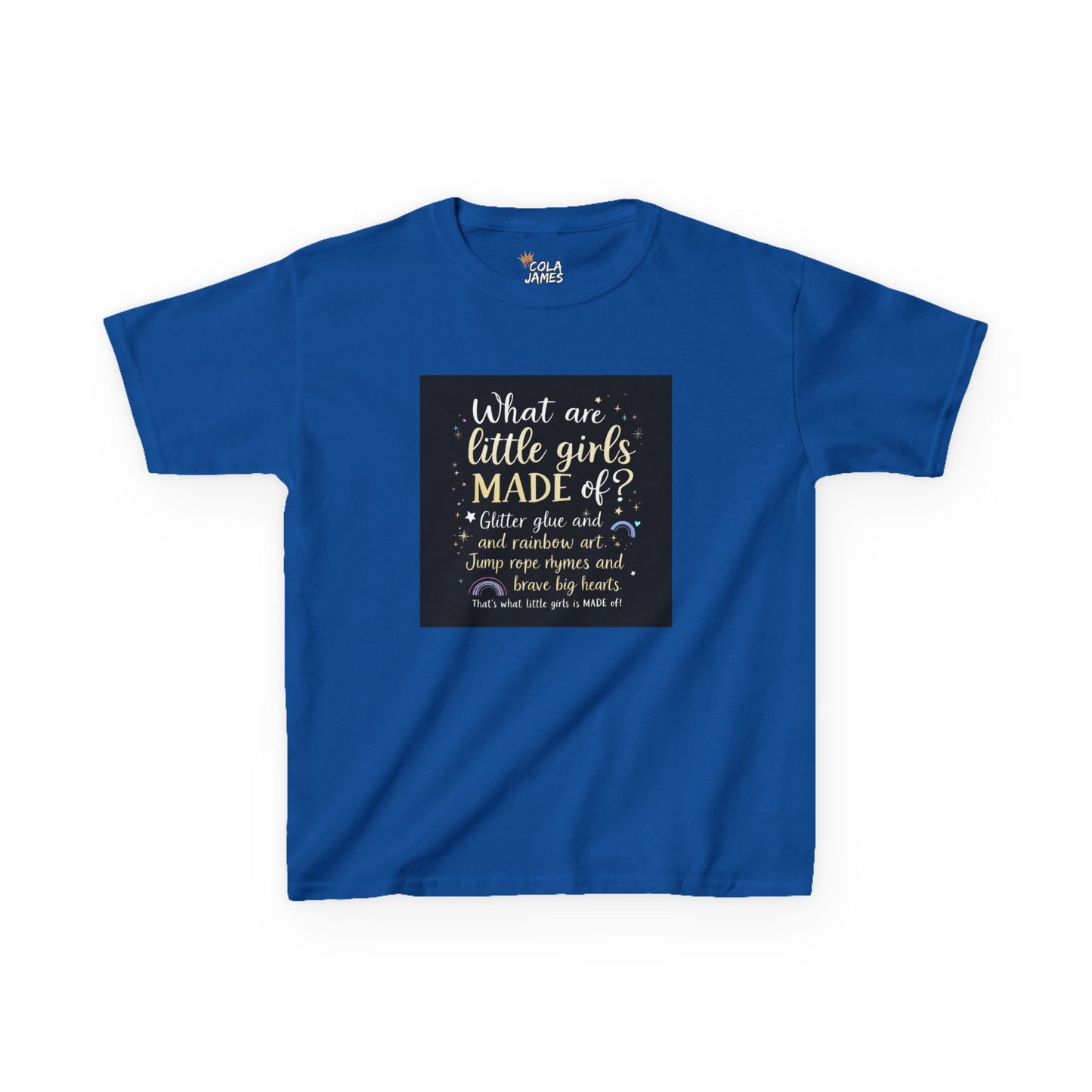Kids Quote Tee - What are little girls MADE of?, Birthday Gift, Cute Kids Shirt, Fun Summer Wear, Inspirational Kids Clothing