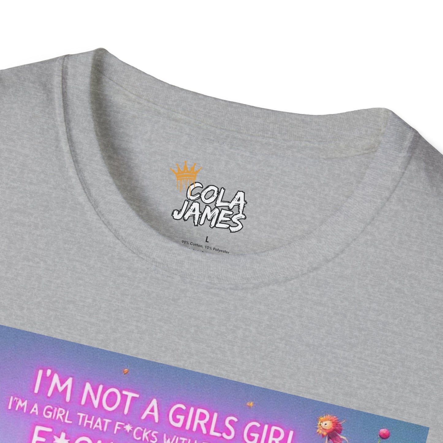 Floral Unisex T-Shirt - I'm not a Girls Girl Design