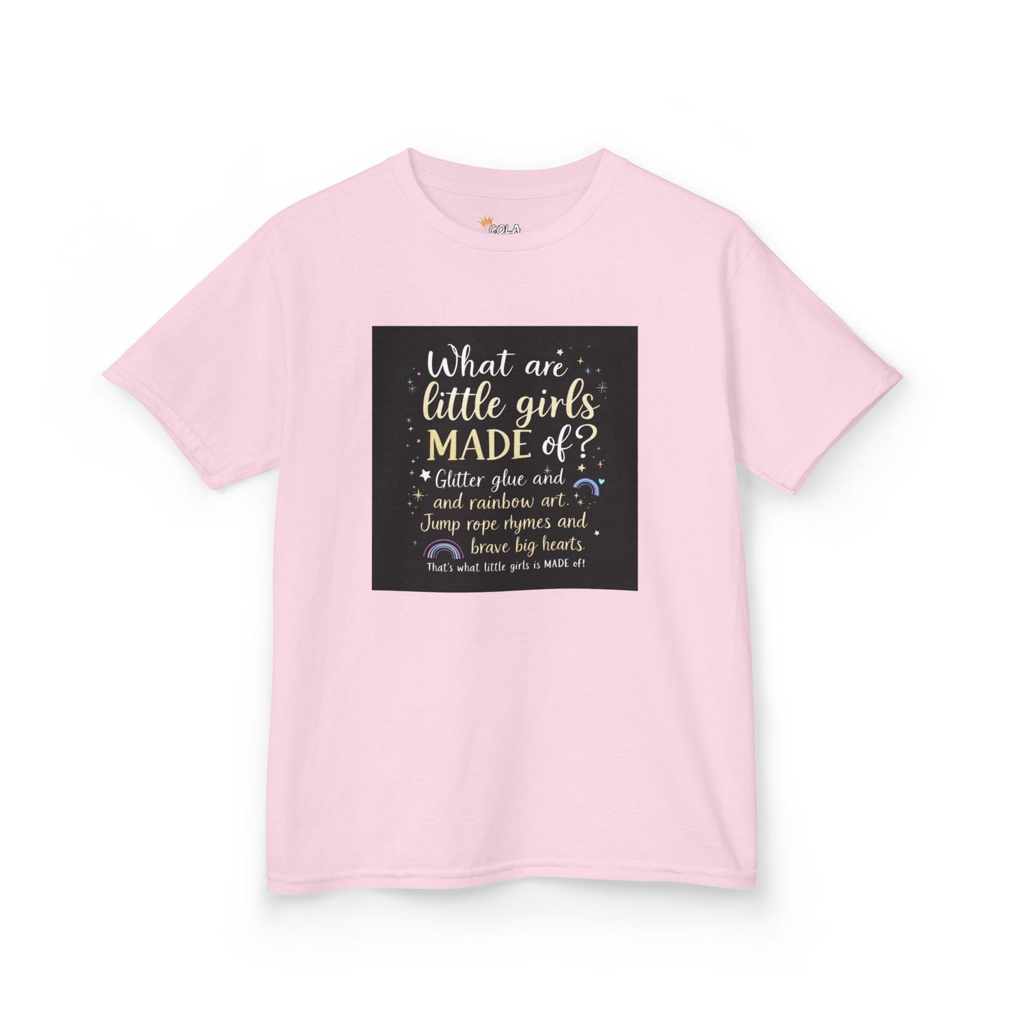 Kids Quote Tee - What are little girls MADE of?, Birthday Gift, Cute Kids Shirt, Fun Summer Wear, Inspirational Kids Clothing