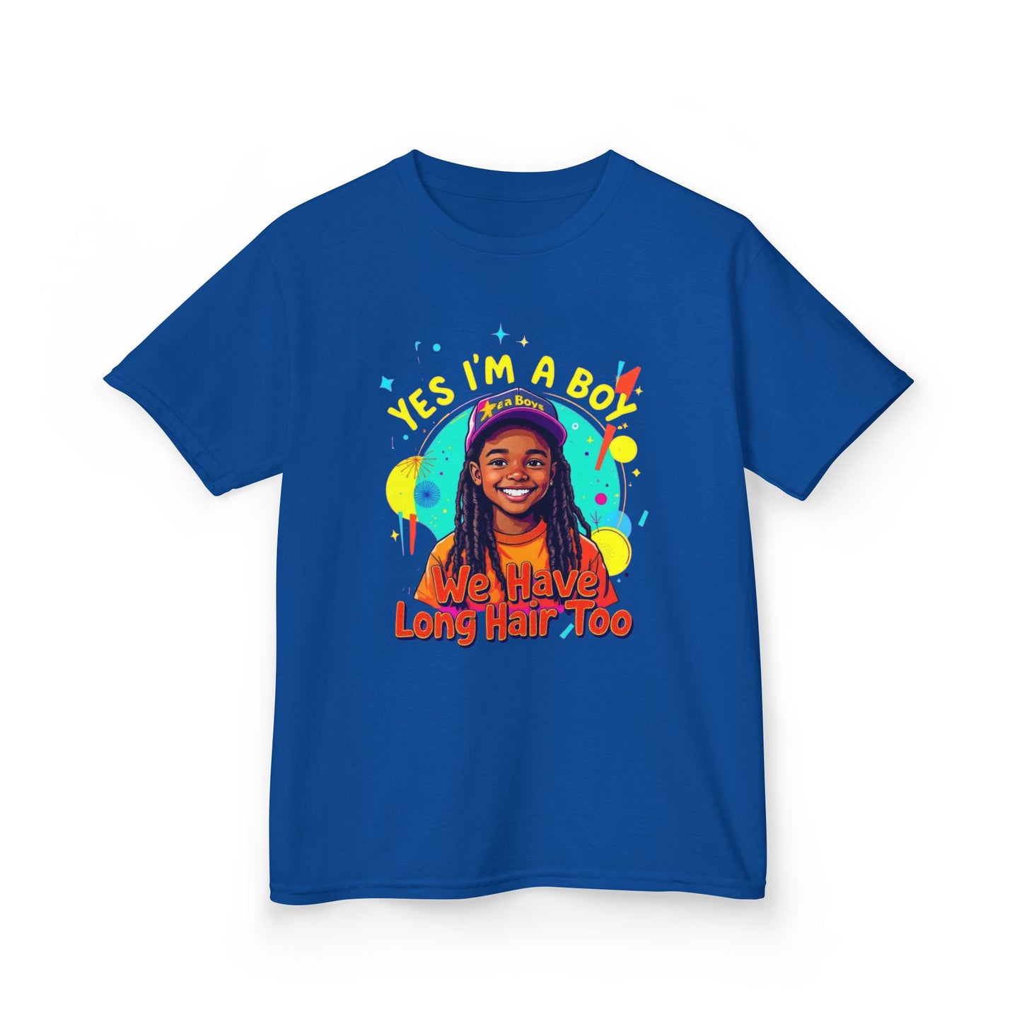 Kids Heavy Cotton™ Tee with Fun Hair Message, Boys T-Shirt, Playful Kids Apparel, Unique Children’s Gift, Birthday Present, Casual Wear