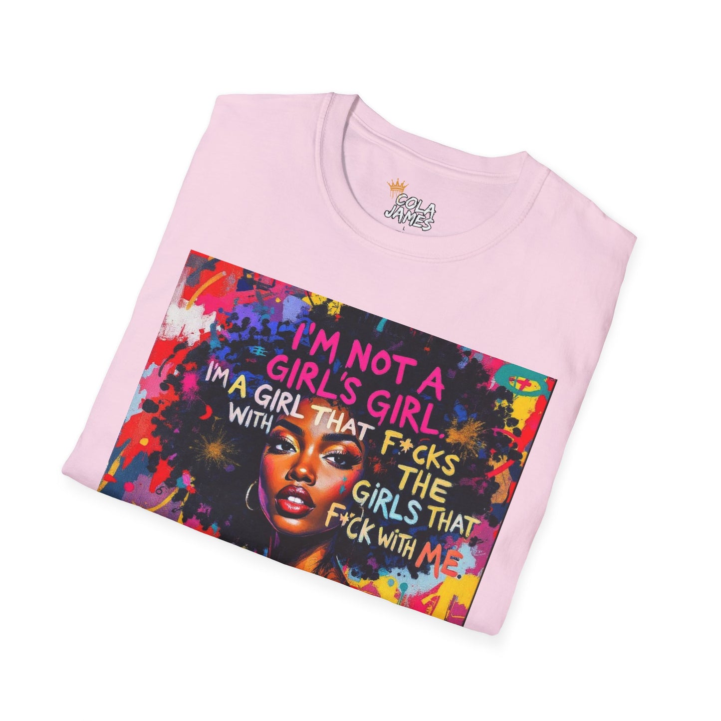 Colorful Empowerment T-Shirt for Bold Women, Inspirational Tee, Fashionable Gift, Self-Expression, Statement Apparel