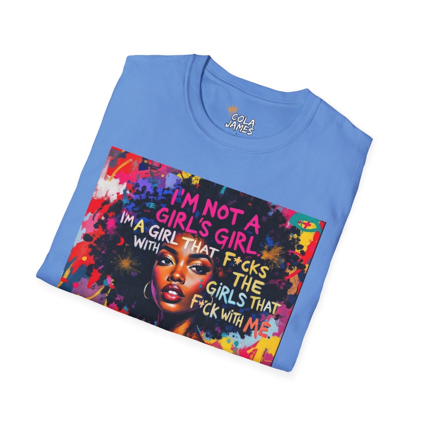 Colorful Empowerment T-Shirt for Bold Women, Inspirational Tee, Fashionable Gift, Self-Expression, Statement Apparel