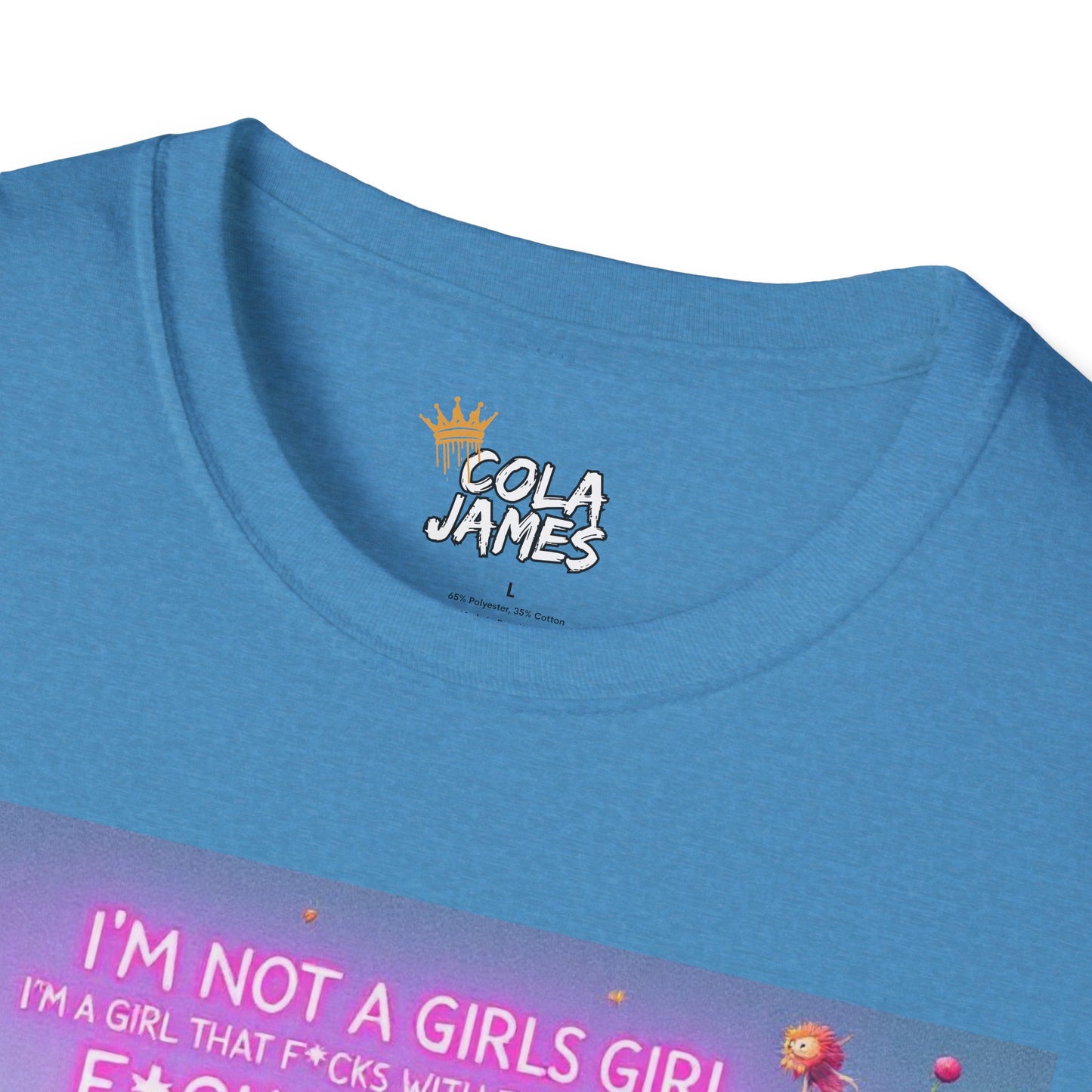 Floral Unisex T-Shirt - I'm not a Girls Girl Design