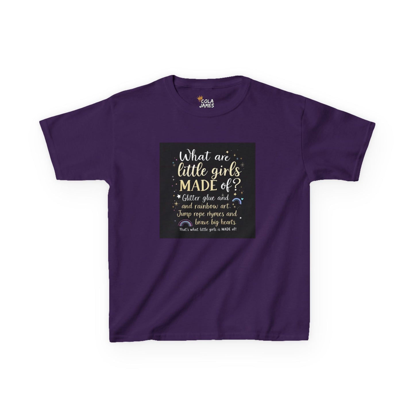 Kids Quote Tee - What are little girls MADE of?, Birthday Gift, Cute Kids Shirt, Fun Summer Wear, Inspirational Kids Clothing