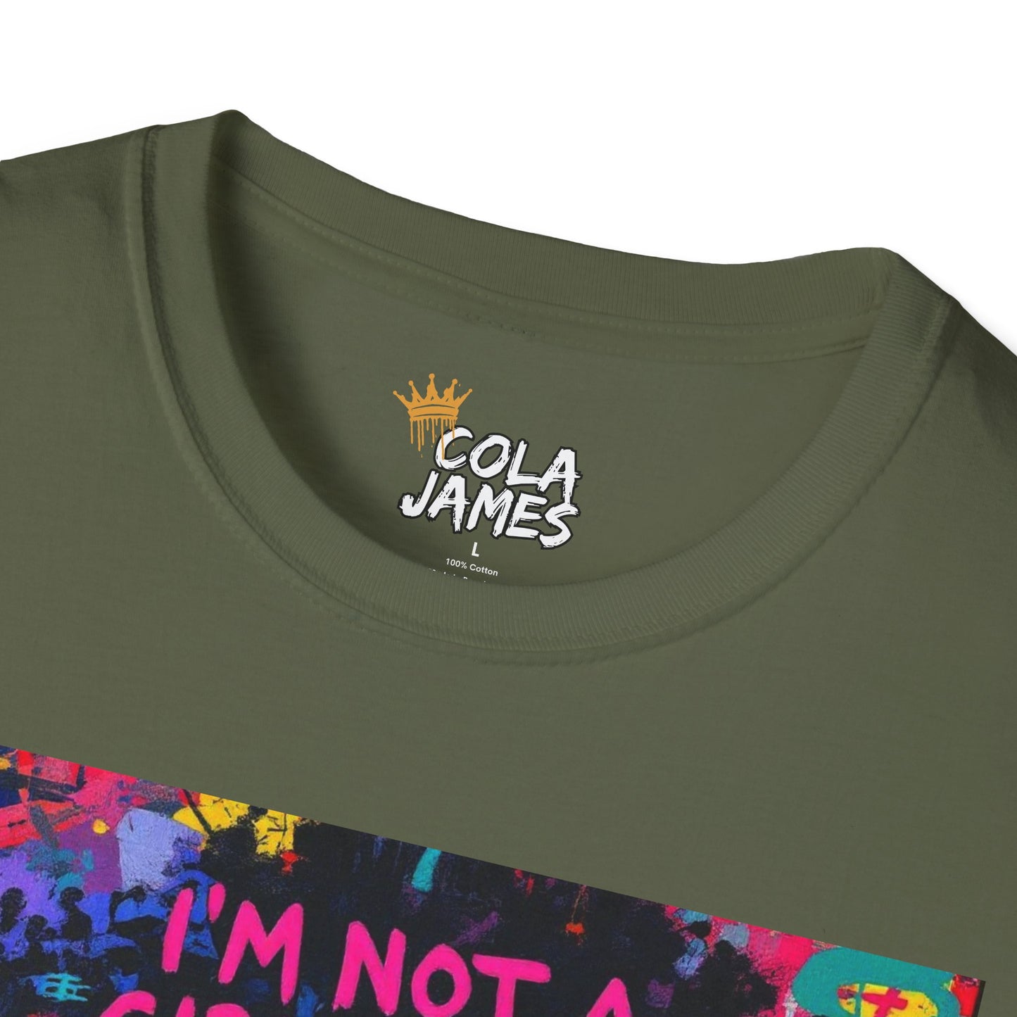 Colorful Empowerment T-Shirt for Bold Women, Inspirational Tee, Fashionable Gift, Self-Expression, Statement Apparel