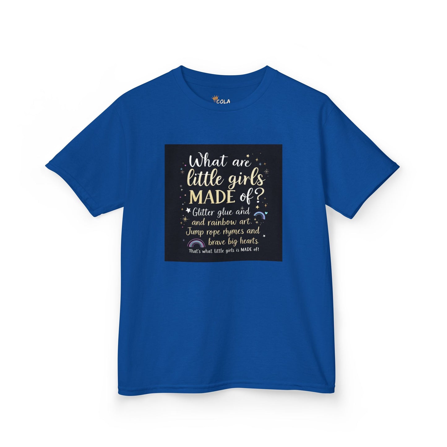 Kids Quote Tee - What are little girls MADE of?, Birthday Gift, Cute Kids Shirt, Fun Summer Wear, Inspirational Kids Clothing