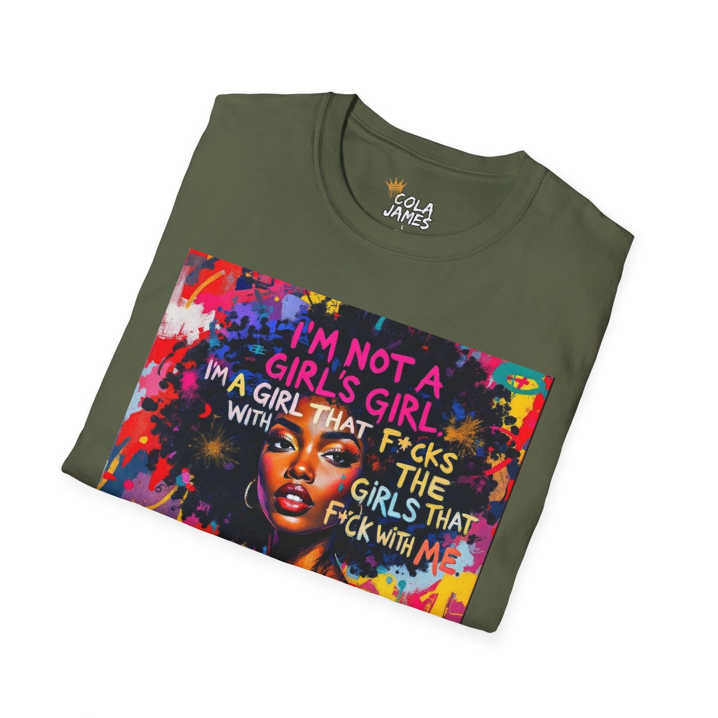 Colorful Empowerment T-Shirt for Bold Women, Inspirational Tee, Fashionable Gift, Self-Expression, Statement Apparel