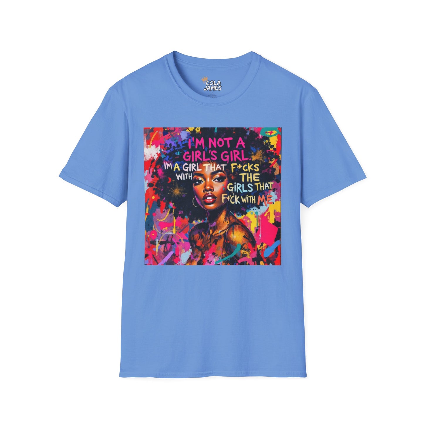 Colorful Empowerment T-Shirt for Bold Women, Inspirational Tee, Fashionable Gift, Self-Expression, Statement Apparel