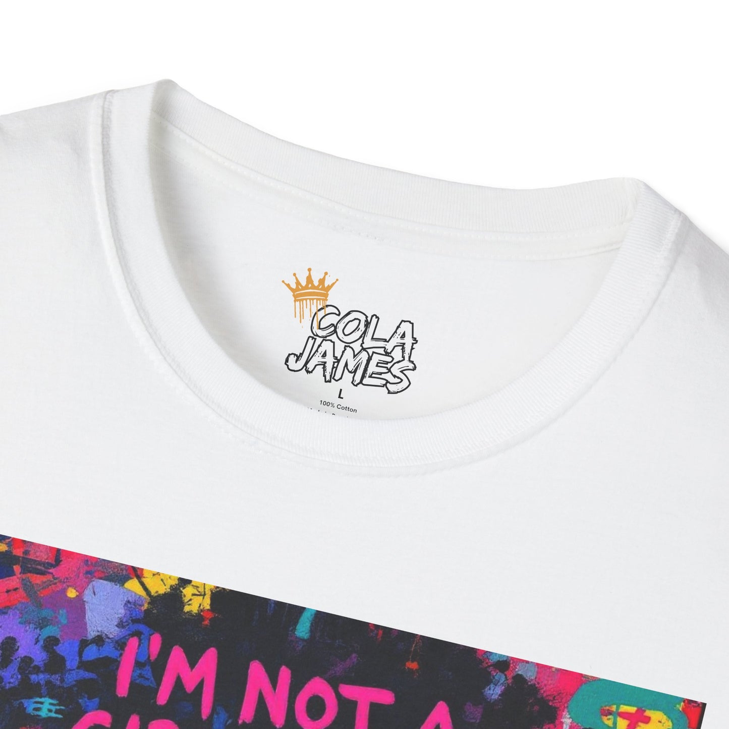 Colorful Empowerment T-Shirt for Bold Women, Inspirational Tee, Fashionable Gift, Self-Expression, Statement Apparel