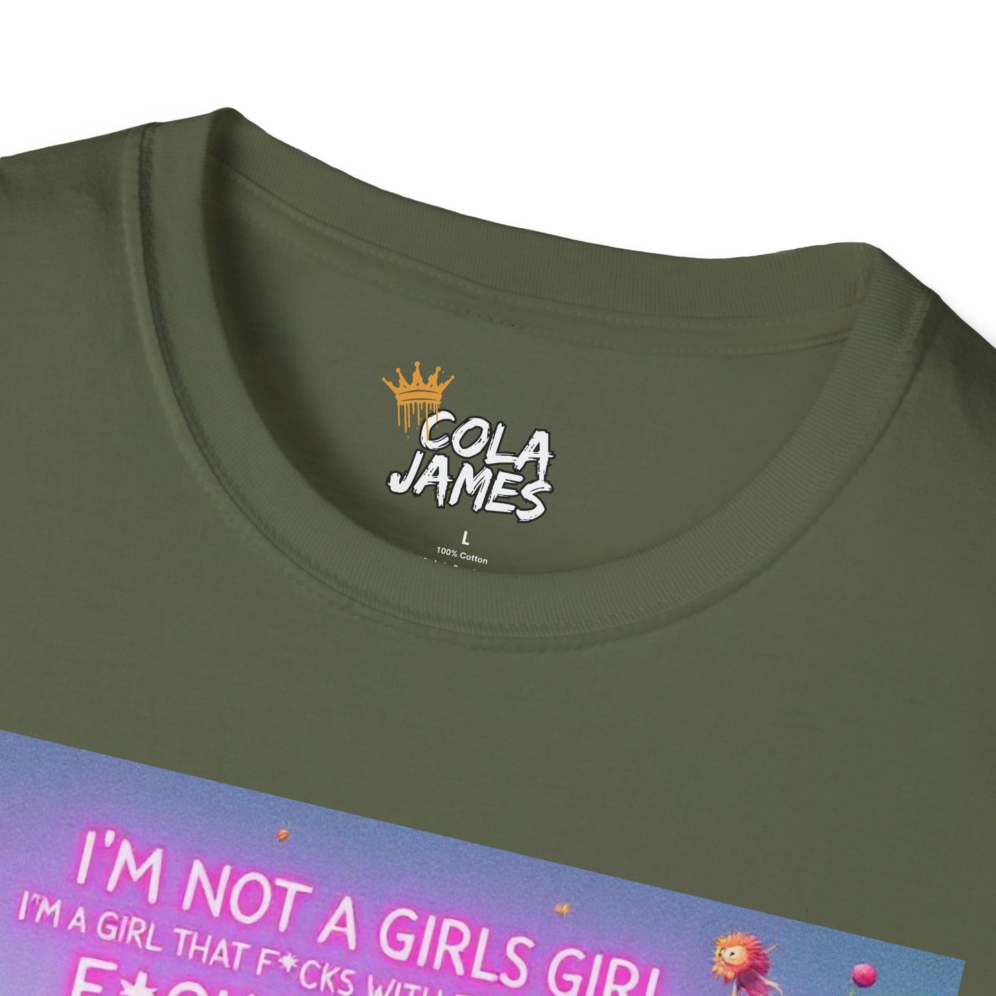 Floral Unisex T-Shirt - I'm not a Girls Girl Design