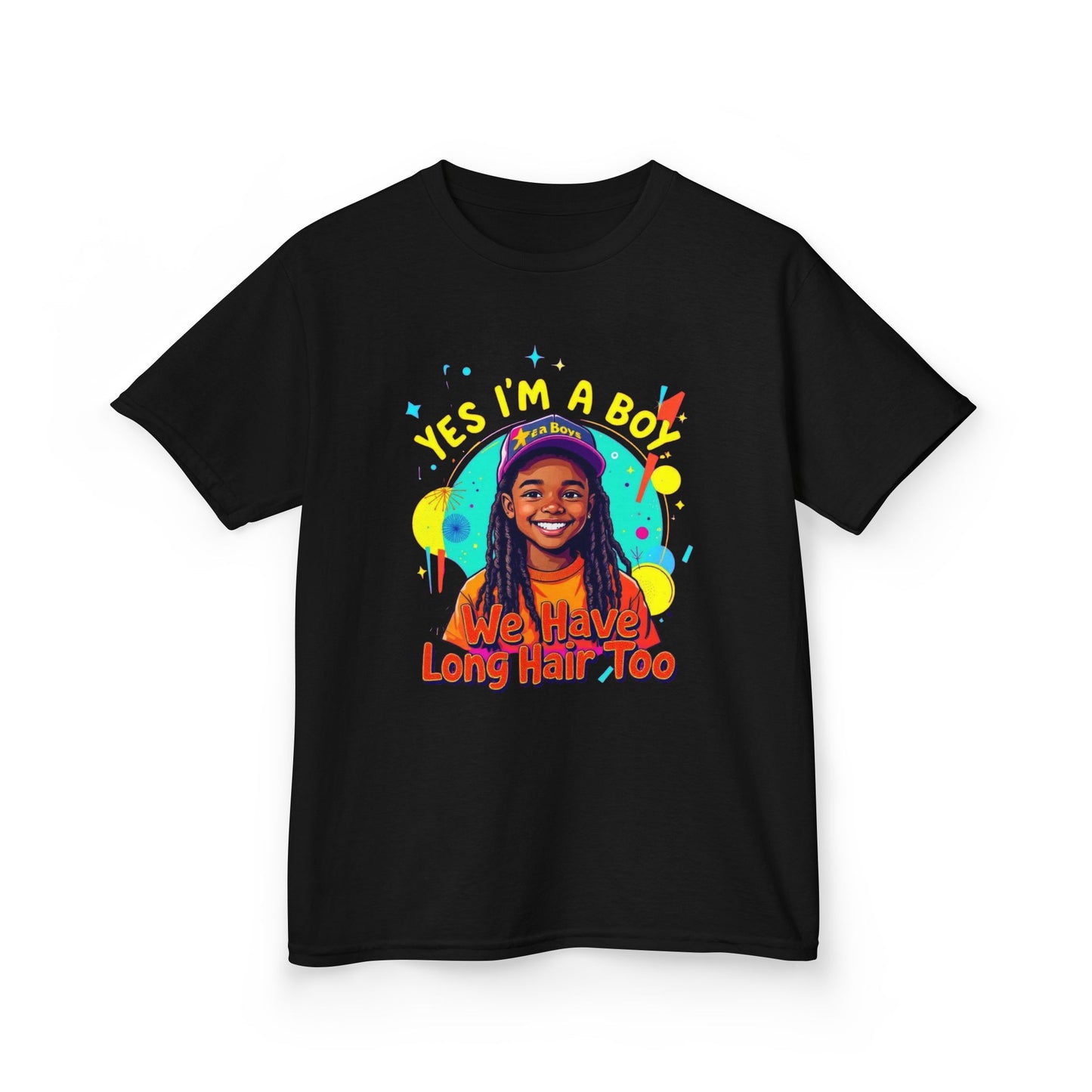 Kids Heavy Cotton™ Tee with Fun Hair Message, Boys T-Shirt, Playful Kids Apparel, Unique Children’s Gift, Birthday Present, Casual Wear