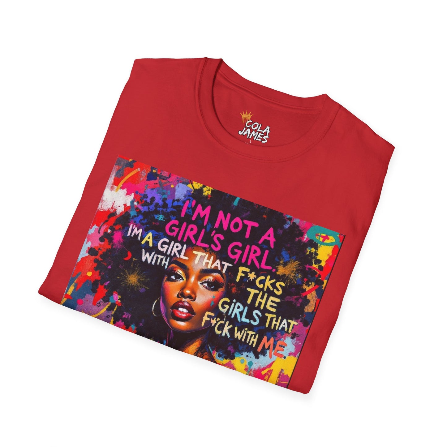 Colorful Empowerment T-Shirt for Bold Women, Inspirational Tee, Fashionable Gift, Self-Expression, Statement Apparel