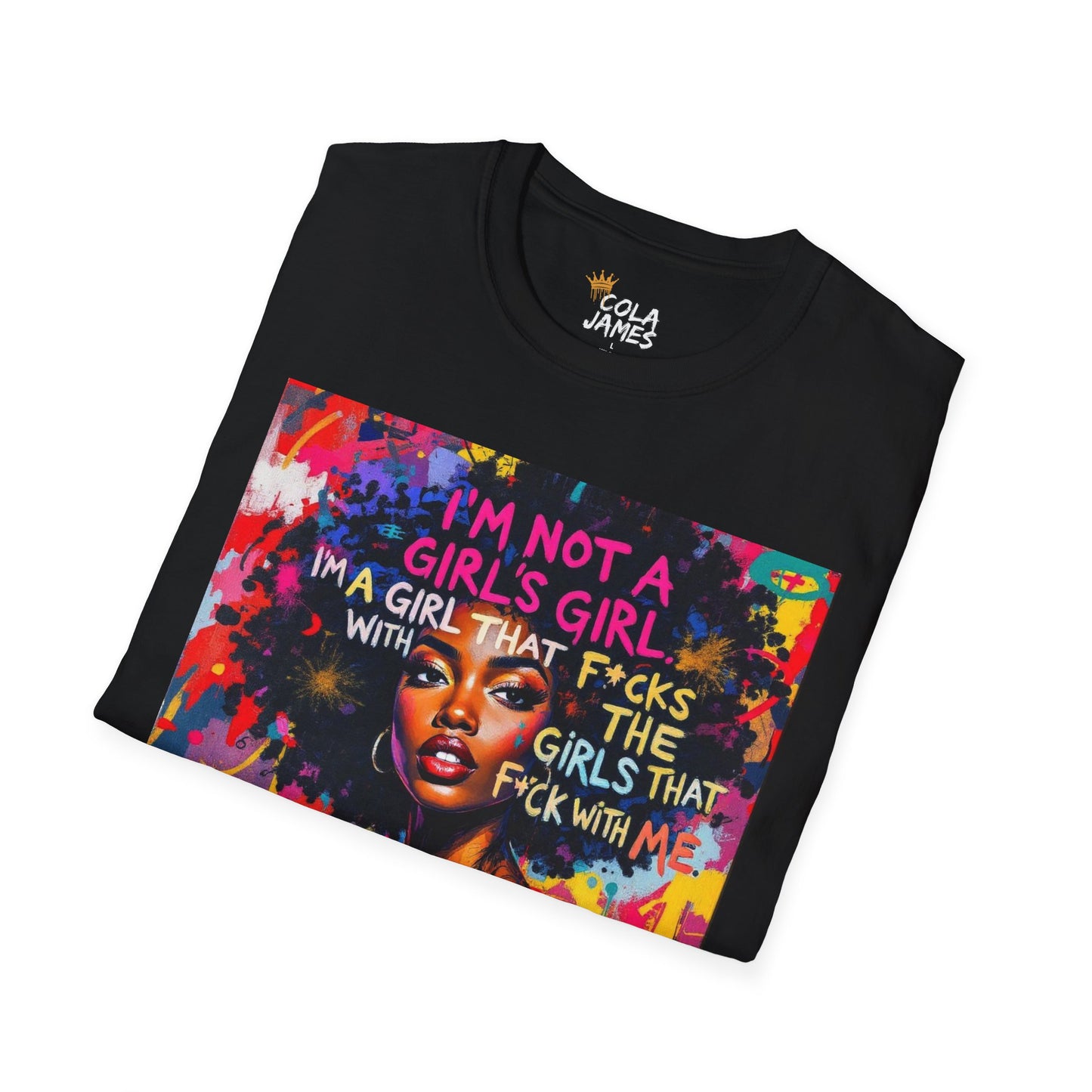 Colorful Empowerment T-Shirt for Bold Women, Inspirational Tee, Fashionable Gift, Self-Expression, Statement Apparel