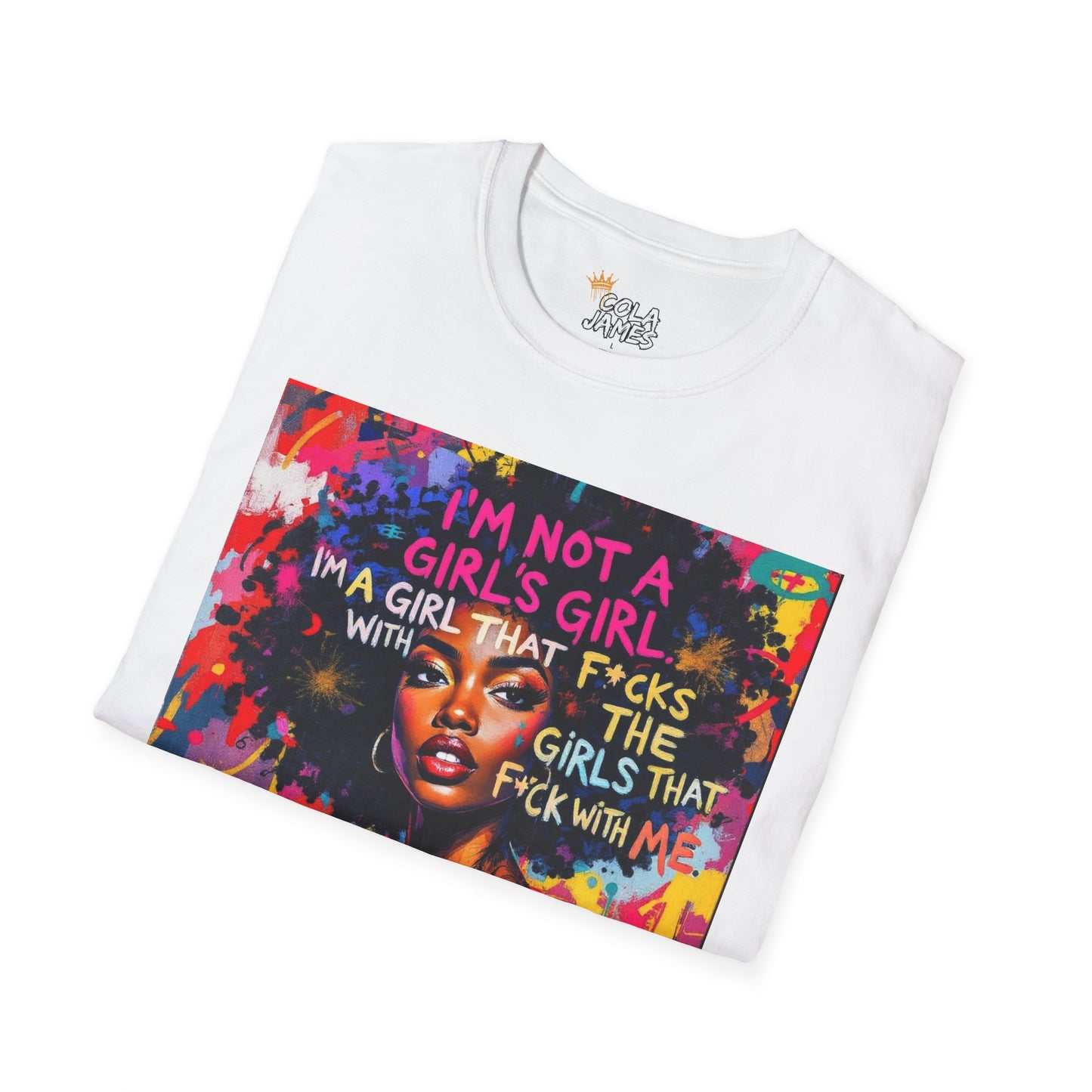 Colorful Empowerment T-Shirt for Bold Women, Inspirational Tee, Fashionable Gift, Self-Expression, Statement Apparel