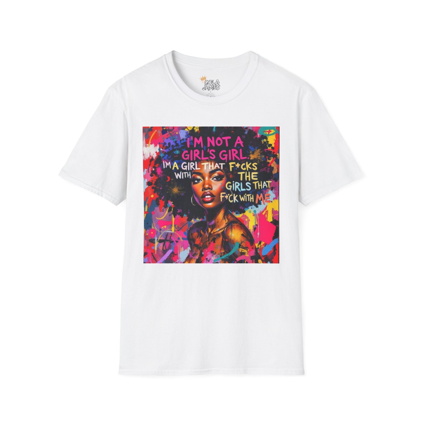 Colorful Empowerment T-Shirt for Bold Women, Inspirational Tee, Fashionable Gift, Self-Expression, Statement Apparel