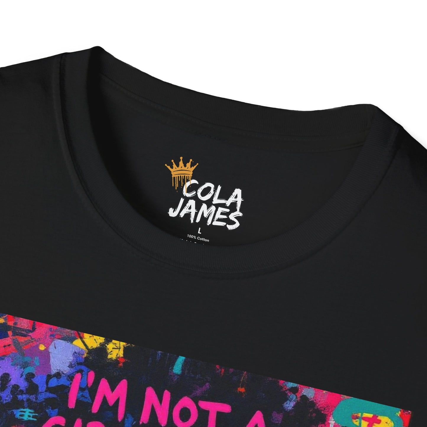 Colorful Empowerment T-Shirt for Bold Women, Inspirational Tee, Fashionable Gift, Self-Expression, Statement Apparel