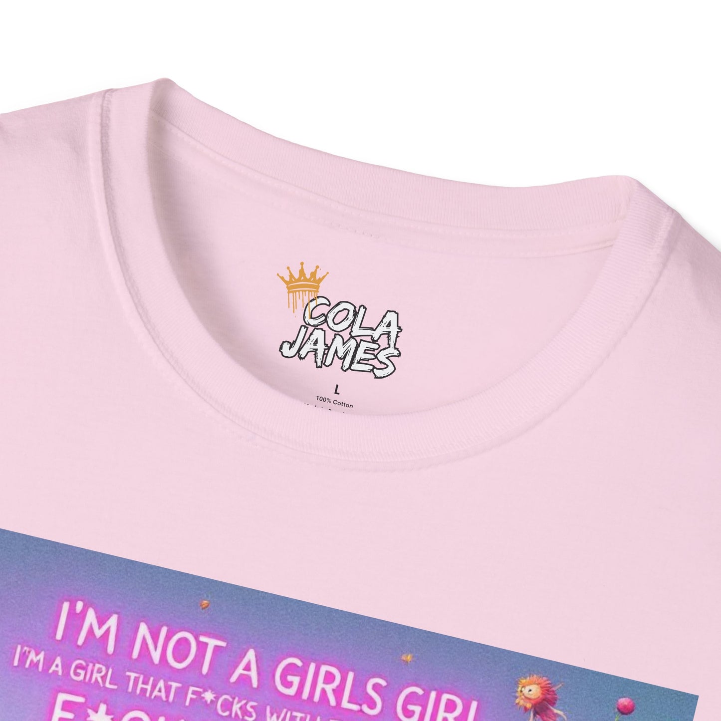 Floral Unisex T-Shirt - I'm not a Girls Girl Design