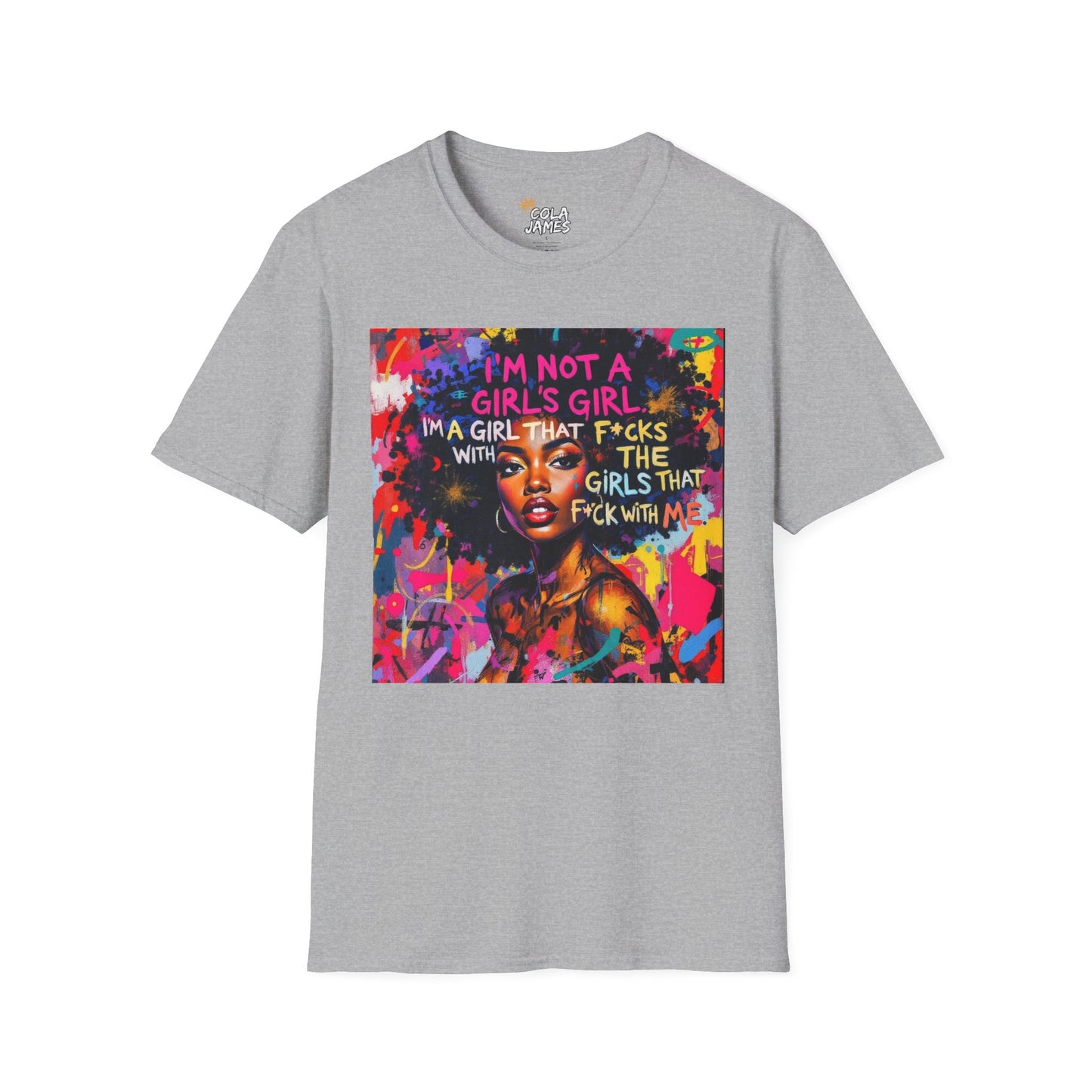 Colorful Empowerment T-Shirt for Bold Women, Inspirational Tee, Fashionable Gift, Self-Expression, Statement Apparel