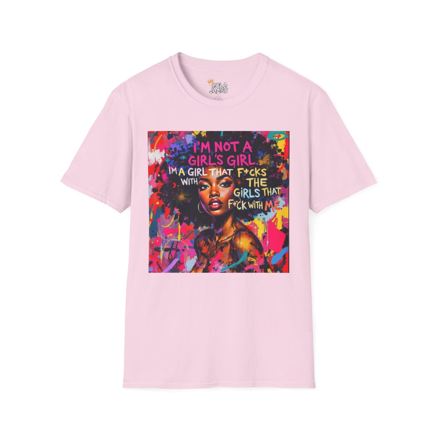 Colorful Empowerment T-Shirt for Bold Women, Inspirational Tee, Fashionable Gift, Self-Expression, Statement Apparel