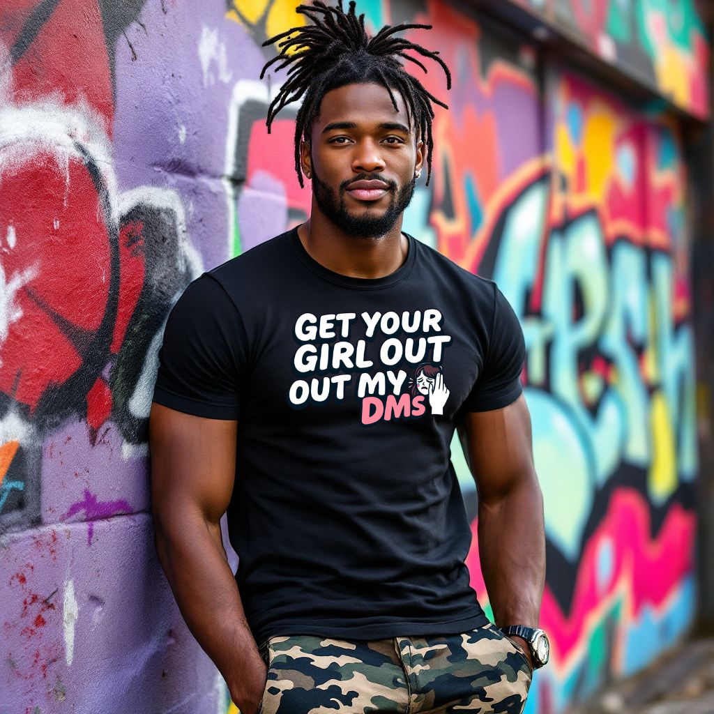 Funny Unisex T-Shirt - "Get Your Girl Out of My DMs" - Casual Gift for Friends