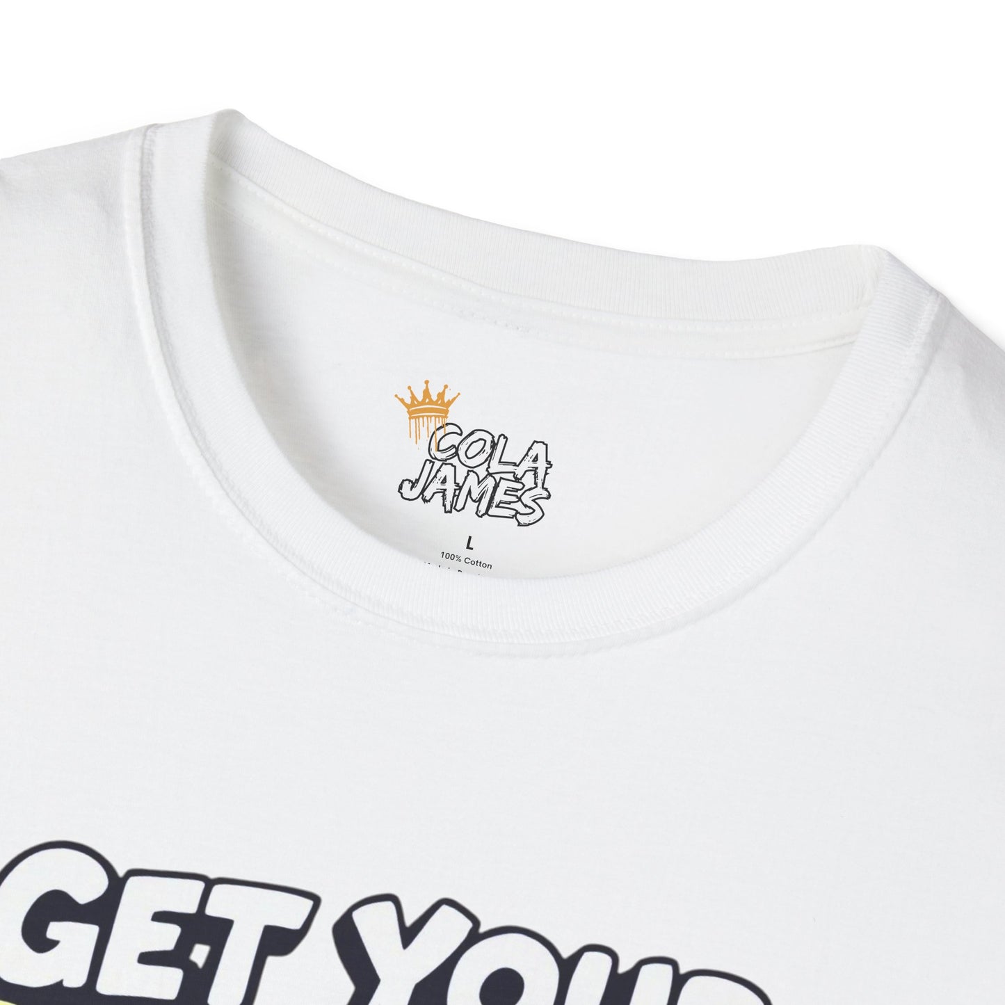 Funny Unisex Softstyle T-Shirt - "Get Your Dude Out My DMs"
