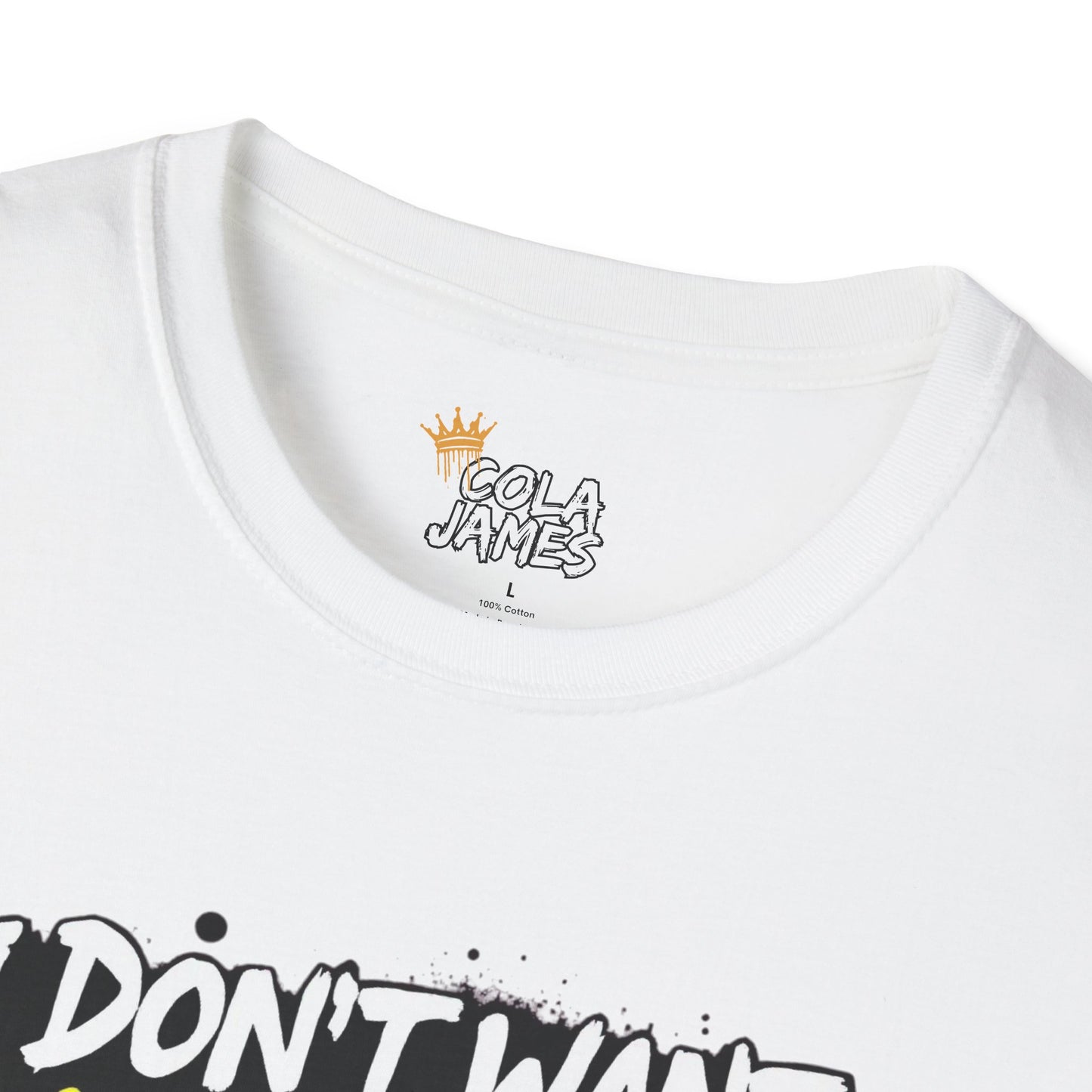 Funny Unisex Softstyle T-Shirt - "I Don't Want Your Man" Statement Tee