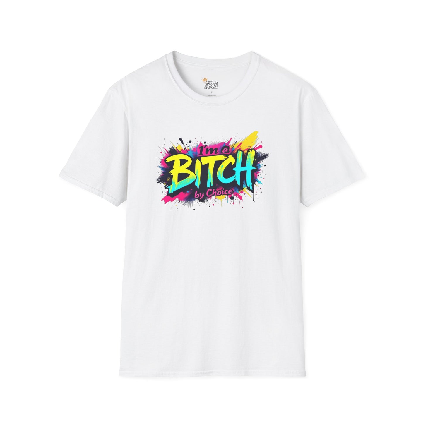 Funny Unisex Softstyle T-Shirt – "I'm a Bitch by Choice"