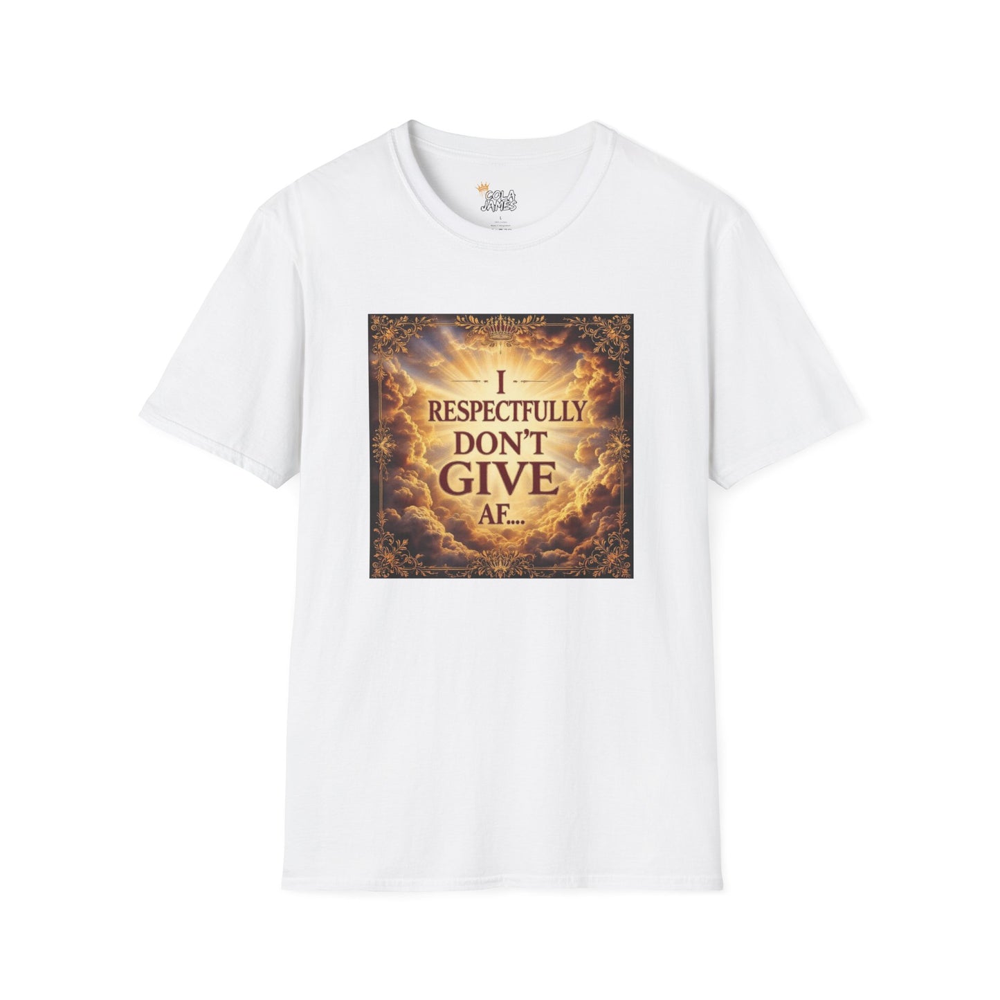 Respectfully Don't Give AF T-Shirt, Funny Graphic Tee, Unisex Casual Wear, Gift for Sarcastic Friends, Statement Fashion