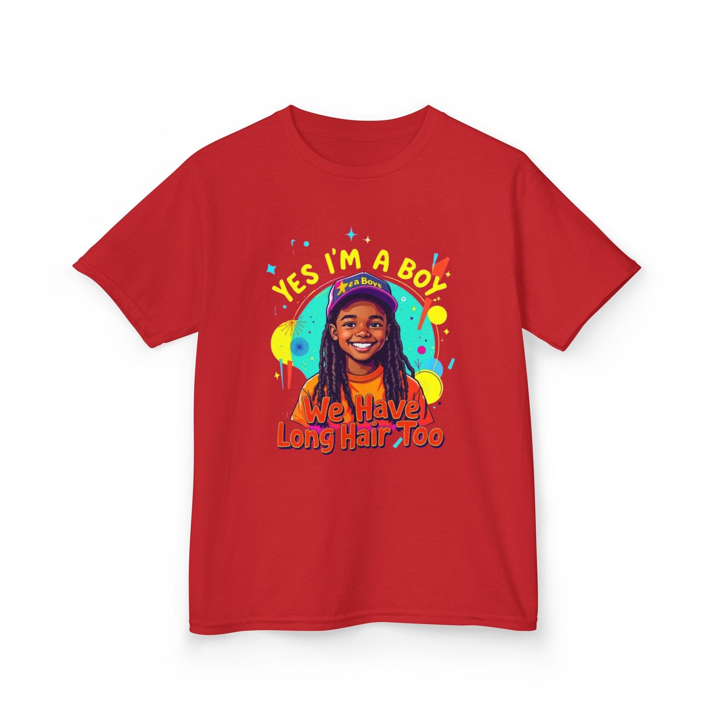 Kids Heavy Cotton™ Tee with Fun Hair Message, Boys T-Shirt, Playful Kids Apparel, Unique Children’s Gift, Birthday Present, Casual Wear
