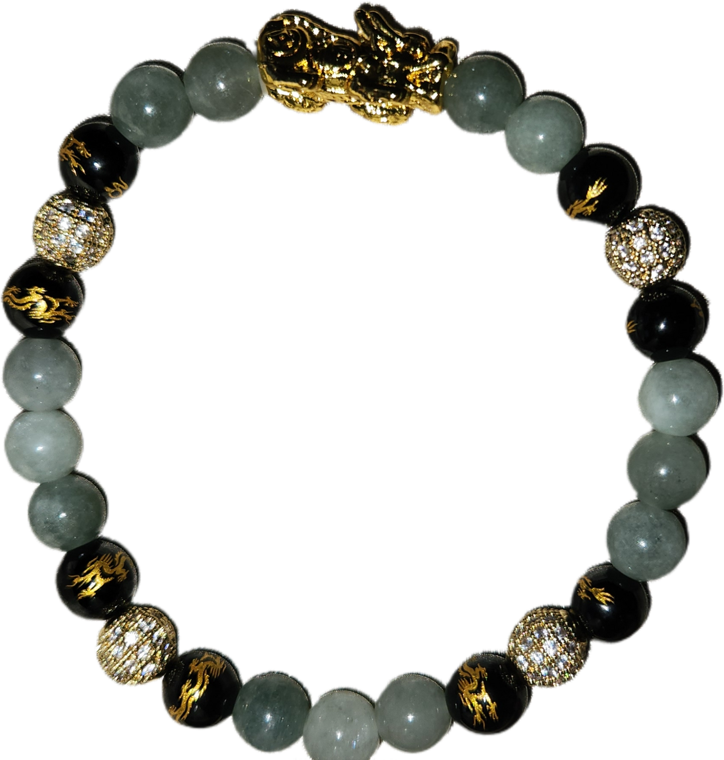 Burmese jade bracelet