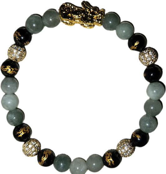 Burmese jade bracelet