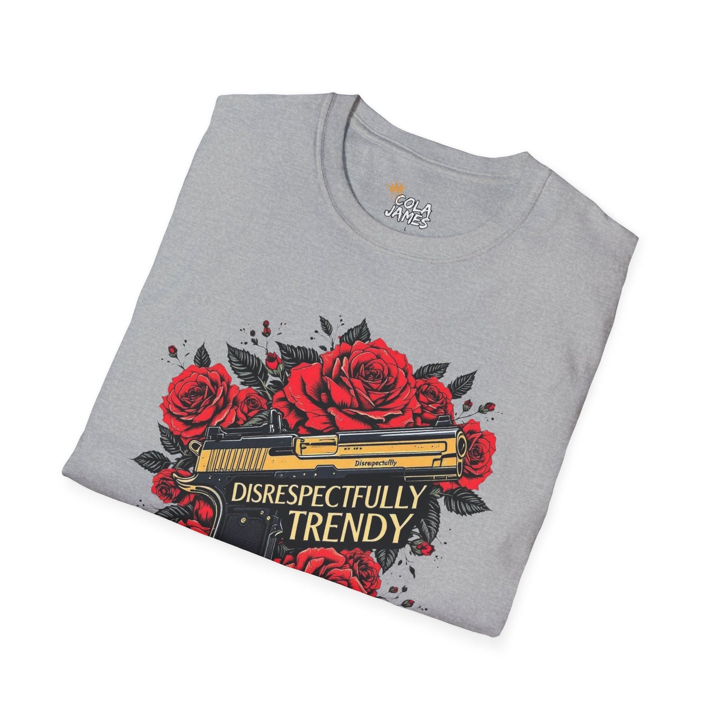 Trendy Floral Graphic Tee - Unisex Softstyle T-Shirt, Casual Wear, Gift for Friends, Birthday Present, Streetwear Style