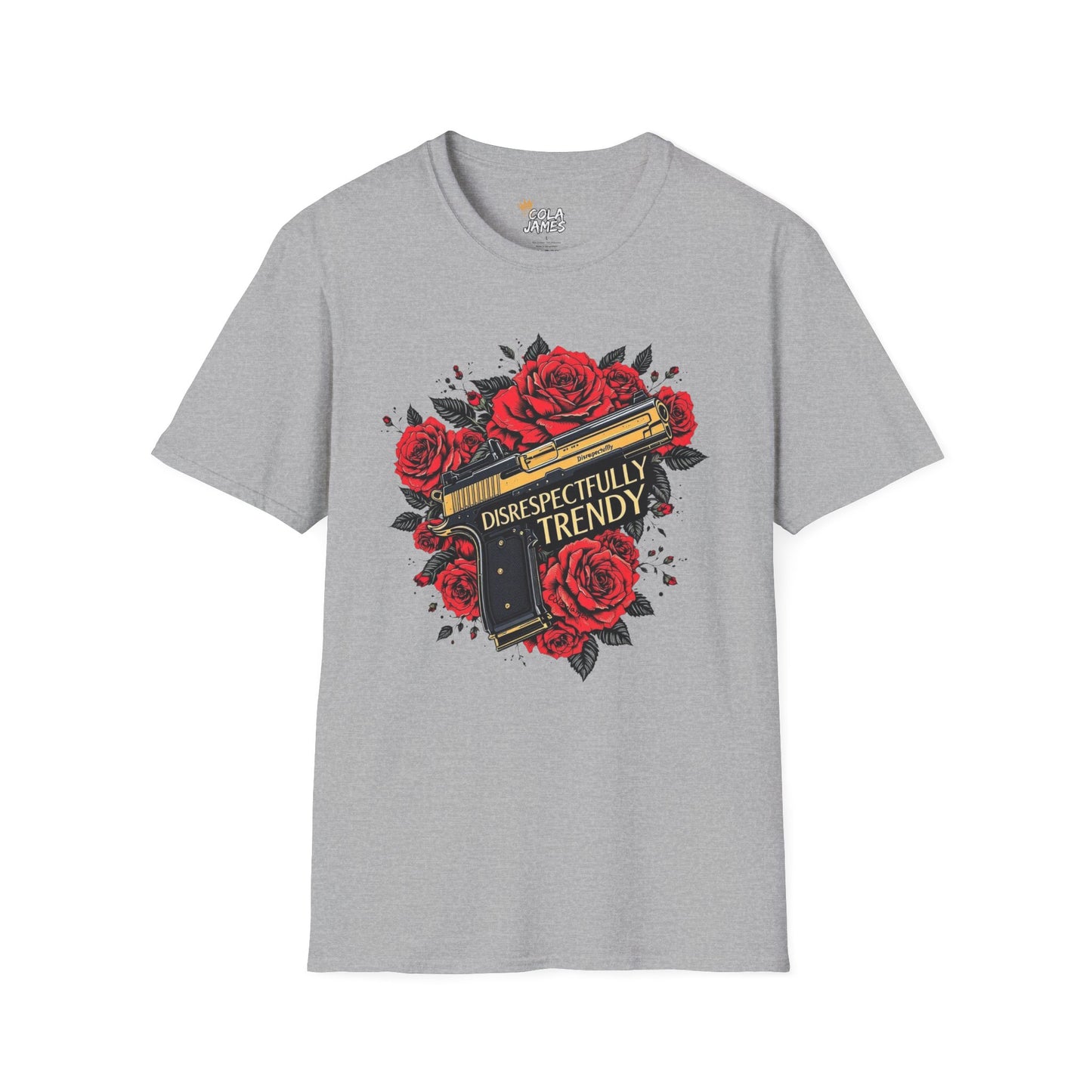 Trendy Floral Graphic Tee - Unisex Softstyle T-Shirt, Casual Wear, Gift for Friends, Birthday Present, Streetwear Style