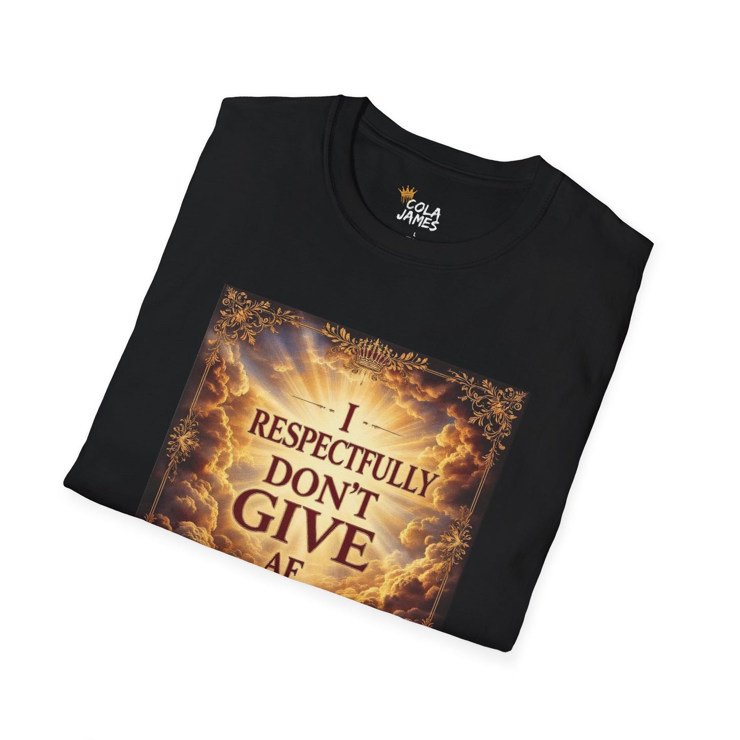 Respectfully Don't Give AF T-Shirt, Funny Graphic Tee, Unisex Casual Wear, Gift for Sarcastic Friends, Statement Fashion