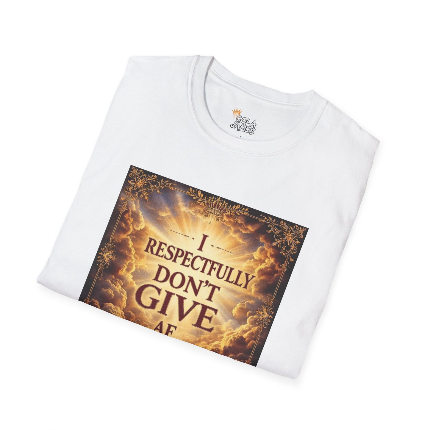 Respectfully Don't Give AF T-Shirt, Funny Graphic Tee, Unisex Casual Wear, Gift for Sarcastic Friends, Statement Fashion