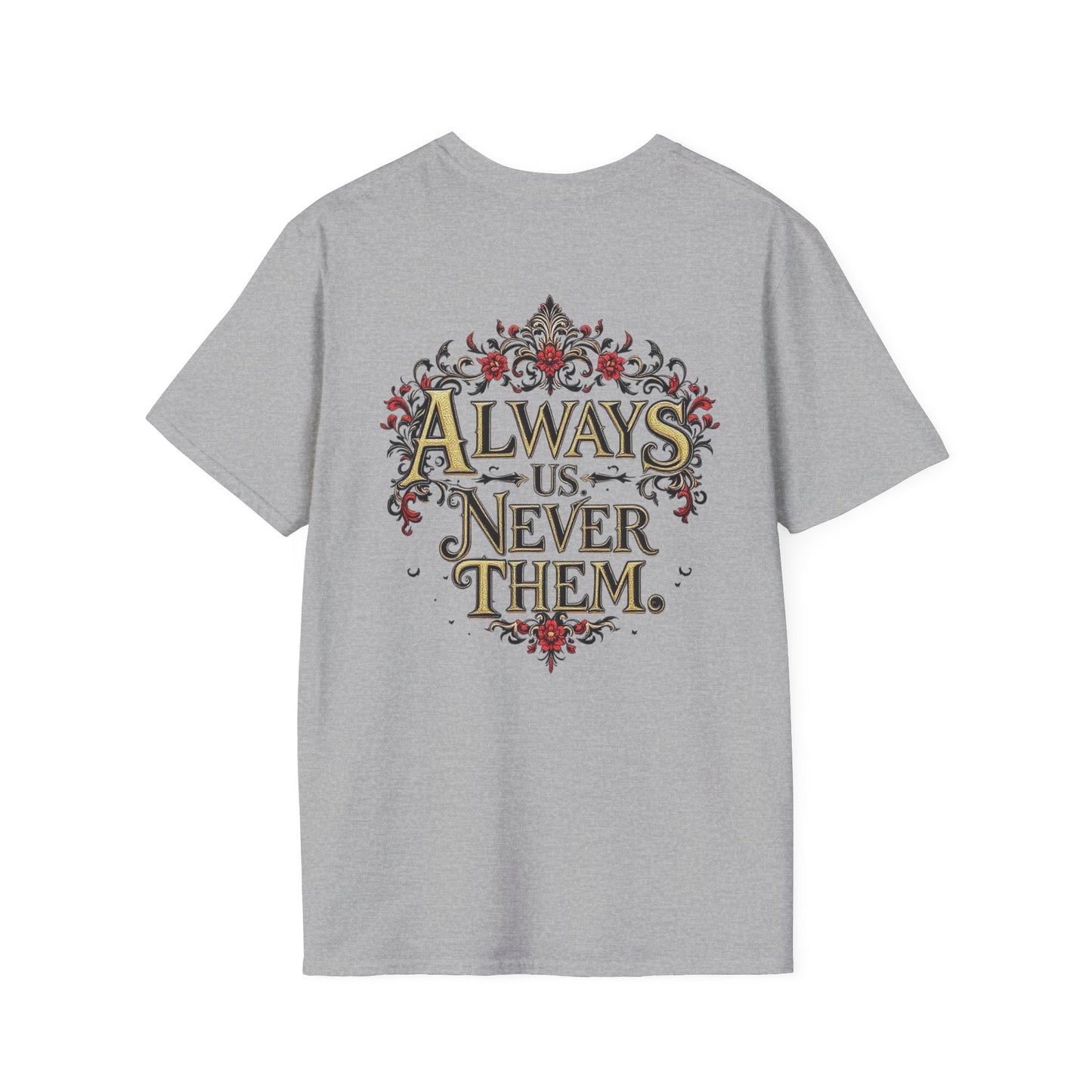 Trendy Floral Graphic Tee - Unisex Softstyle T-Shirt, Casual Wear, Gift for Friends, Birthday Present, Streetwear Style