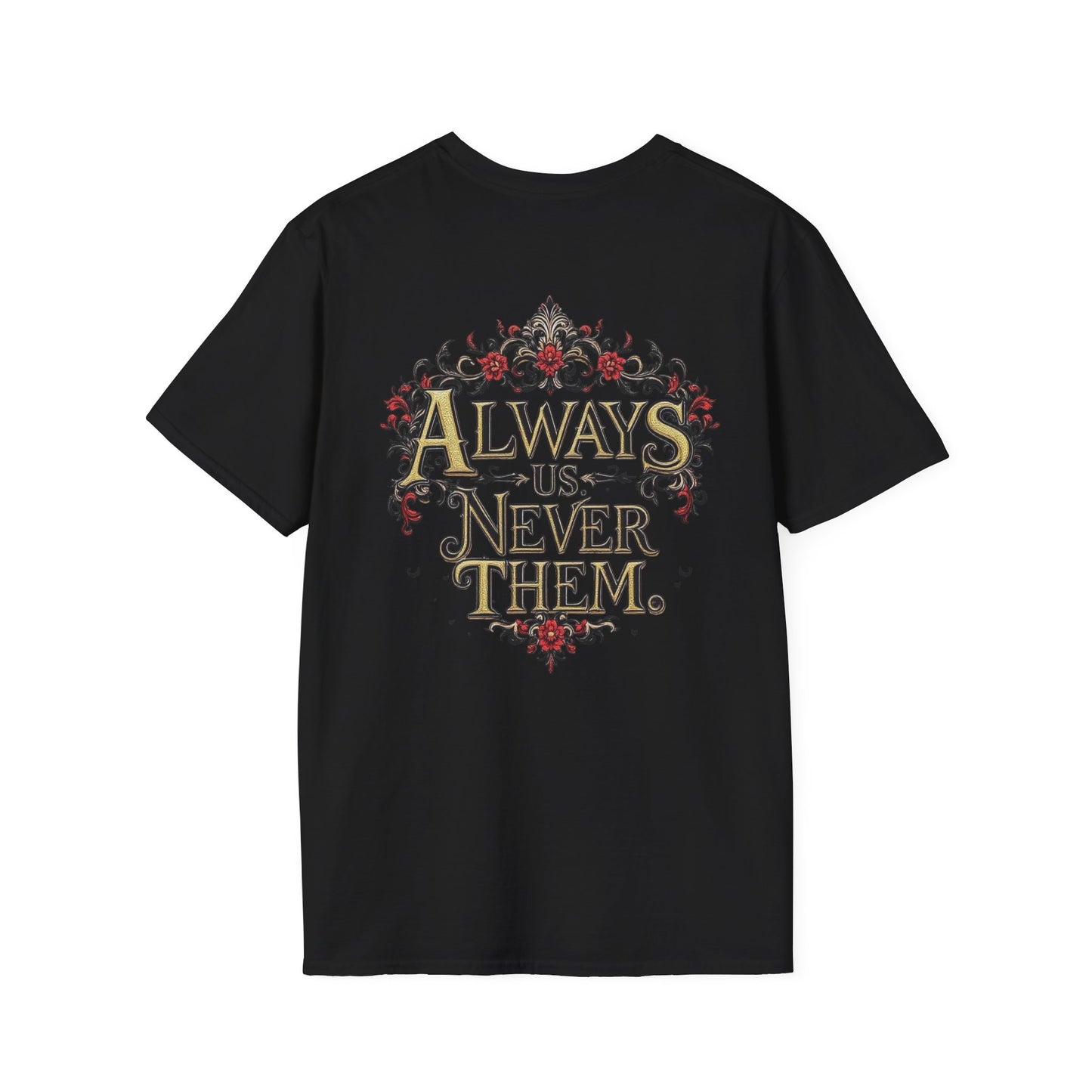 Trendy Floral Graphic Tee - Unisex Softstyle T-Shirt, Casual Wear, Gift for Friends, Birthday Present, Streetwear Style
