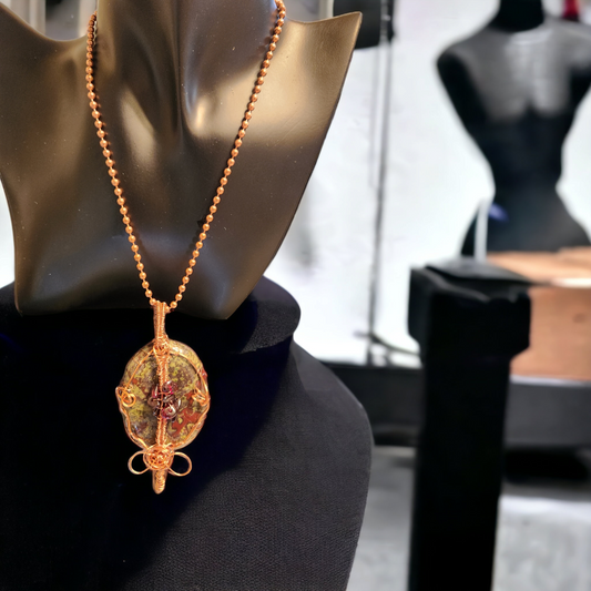 Dragons blood necklace
