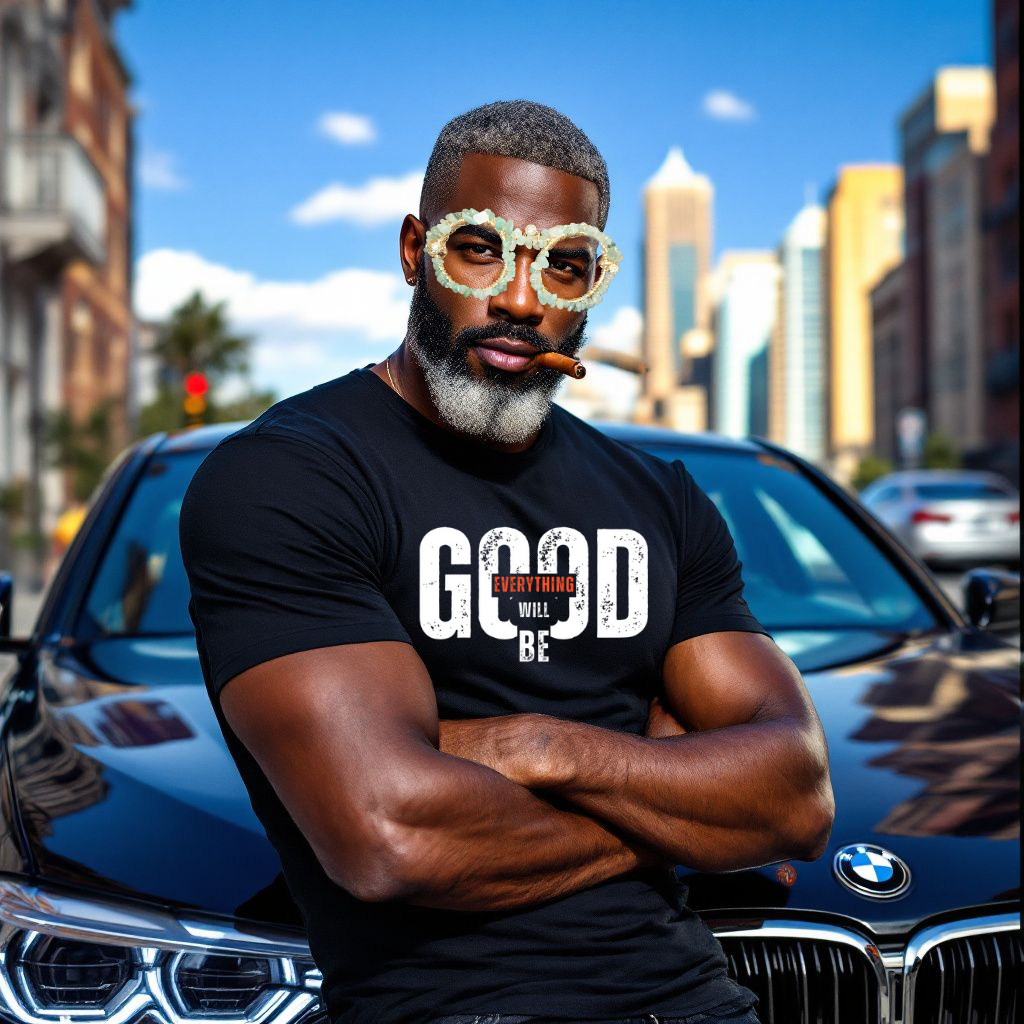 Inspirational Unisex Heavy Cotton Tee - 'Everything Will Be Good'