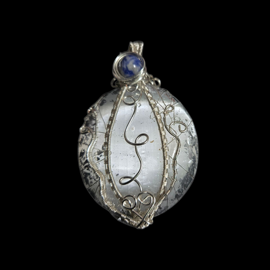 Silver wrapped selenite
