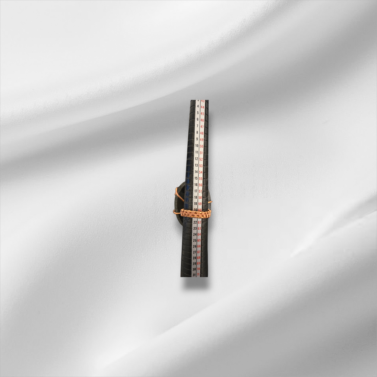 One of One Onyx Druzy Teardrop Ring | Handmade Statement Crystal Jewelry | Size 9