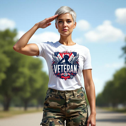 Veteran Appreciation Unisex T-Shirt, Military Tribute Tee, Patriotic Shirt, Gift for Veterans, Memorial Day T-Shirt